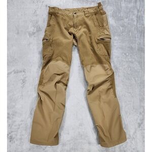 First Lite Pants Mens 34x35 Brown Obsidian Foundry Wool Cargo Hunting Outdoor